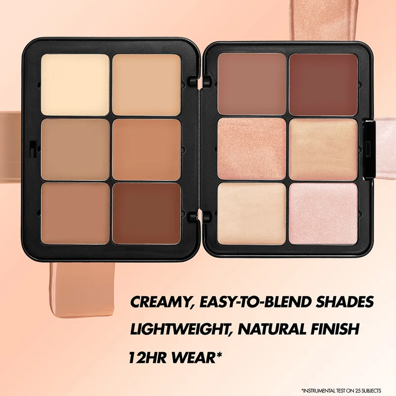 HD SKIN SCULPTING PALETTEFace sculpt palette: contour, blush & highlight