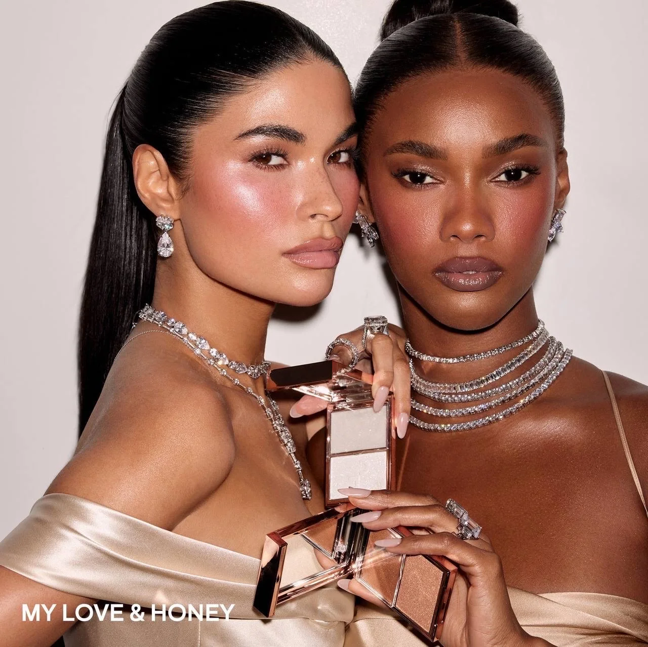 Patrick Ta Major Glow Crème & Powder Light Reflecting Translucent Highlighter Duo shde MY LOVE