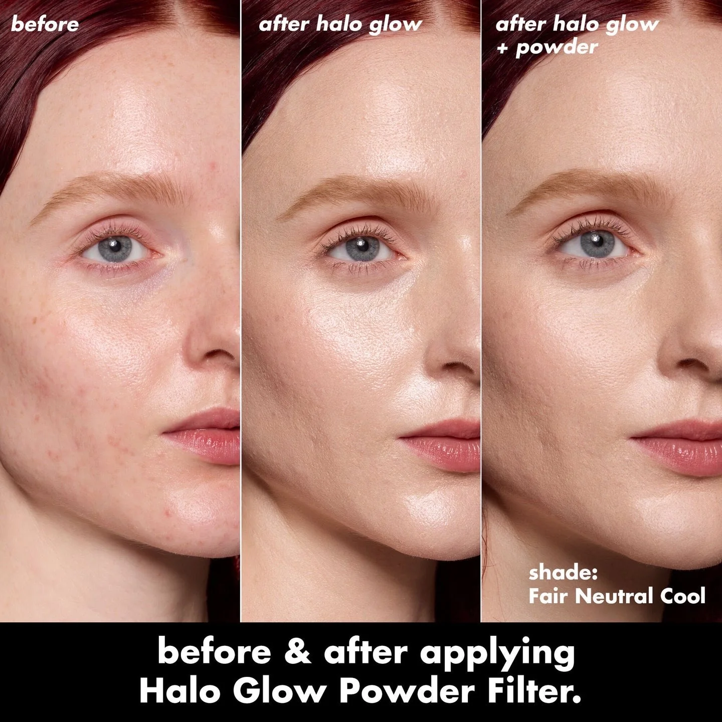 Elf Halo Glow Powder Filter Fair Neutral Coolكومباكت باودر ايلف فل كڤر.