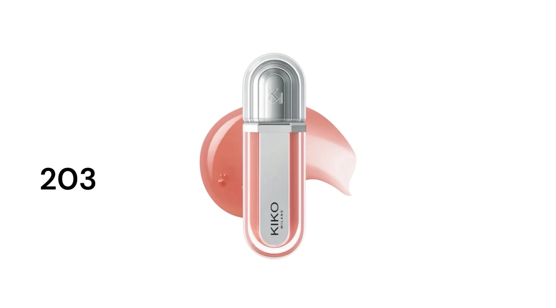 kiko milano 3d Hydra Xtreme Lip gloss Moisturising with 3D-volume effect ملمع شفاه كيكو ميلانو ثلاثي الأبعاد بلمعان فائق، يرطب الشفاه ويمنحها مظهرًا أكثر امتلاءً.