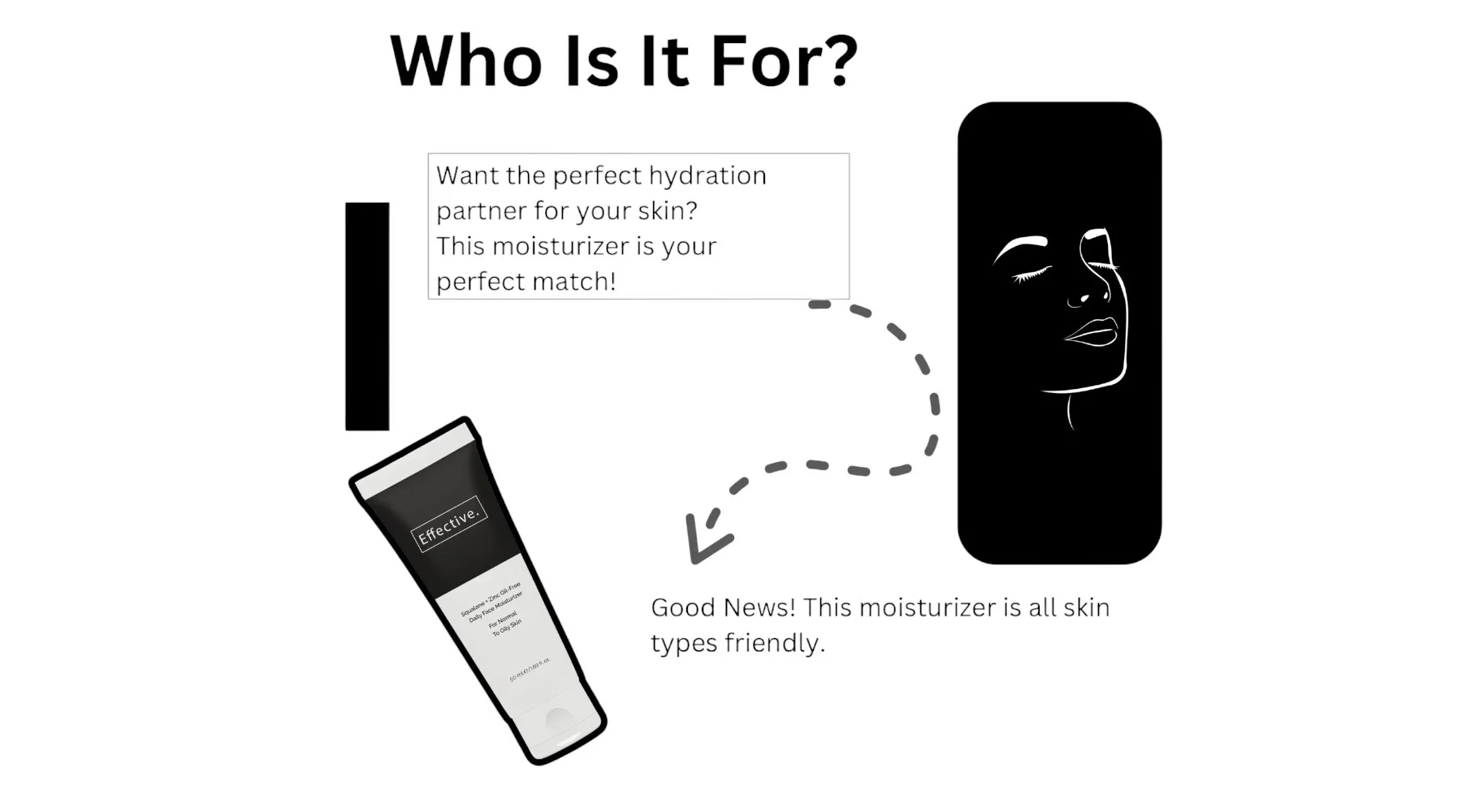 Effective 48 Hours Oil-Free Daily Face Moisturizer 50mlمرطب يومي للوجه خالٍ من الزيوت بترطيب يدوم حتى 48 ساعة