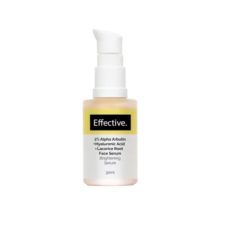 Effective 2% Alpha Arbutin + Hyaluronic Acid + Licorice Root Serum 30mlسيروم ألفا أربوتين 2% مع حمض الهيالورونيك ومستخلص عرق السوس