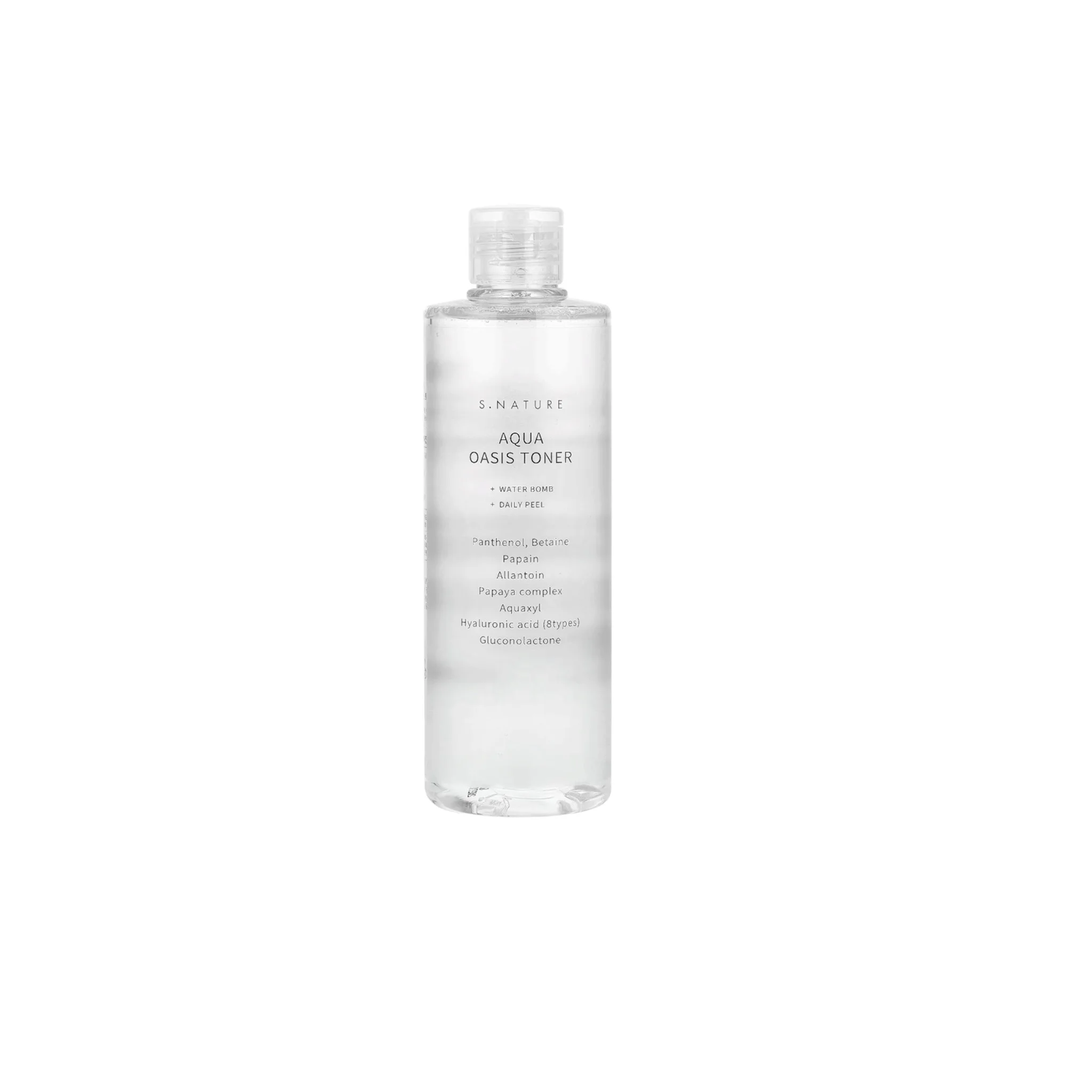 S.NATURE Aqua Oasis Toner | تونر مرطب للوجه بترطيب عميق مع Aquaxyl وPHA والبانثينول والألانتوين لتهدئة البشرة وتقوية حاجزها – خالٍ من العطور – 300 مل