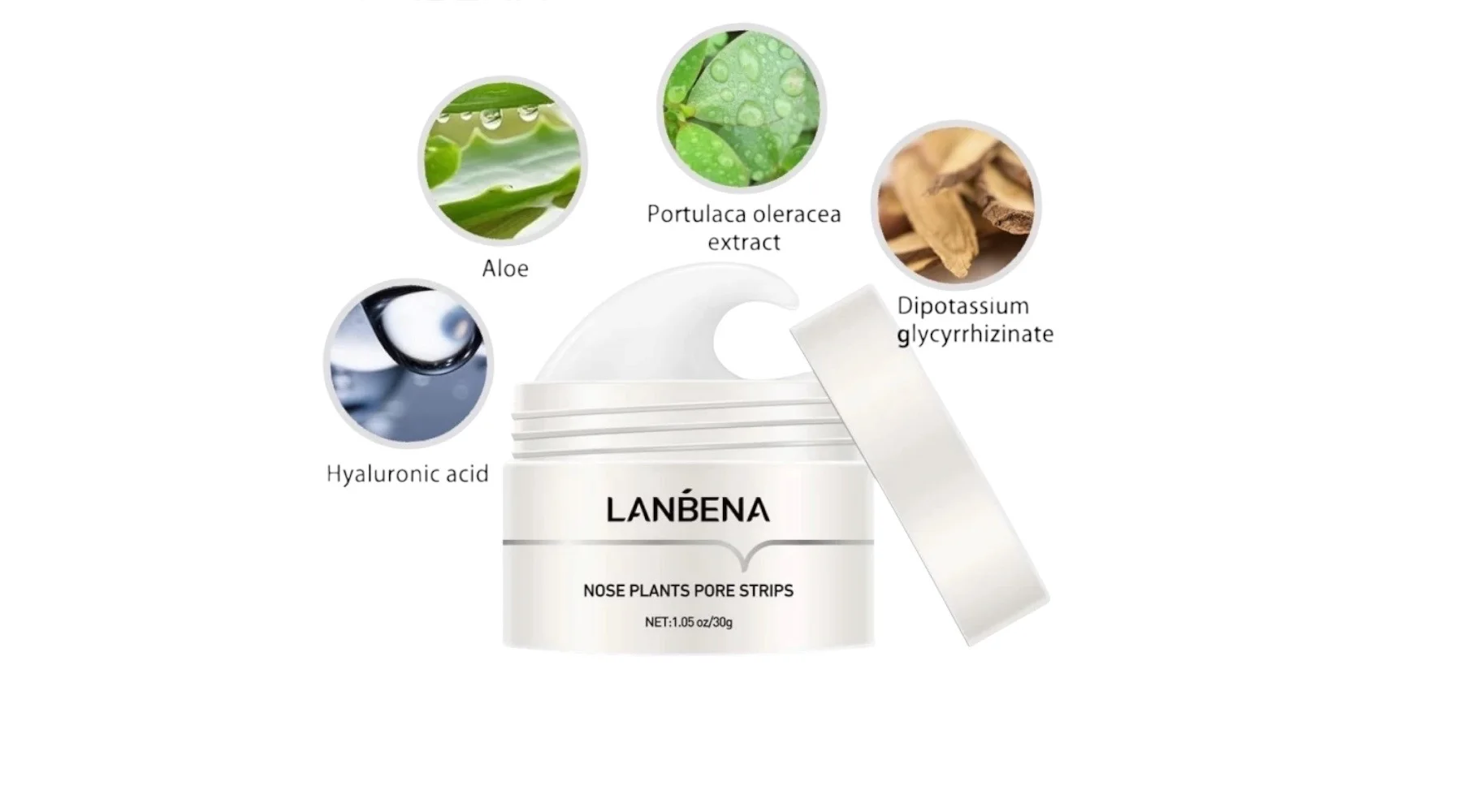 قناع ازالة الروؤس السوداء من لانبينا 30 جرام lanbena-nose-face-cleansing-mask   قناع ازالة الروؤس السوداء من لانبينا 30 جرام