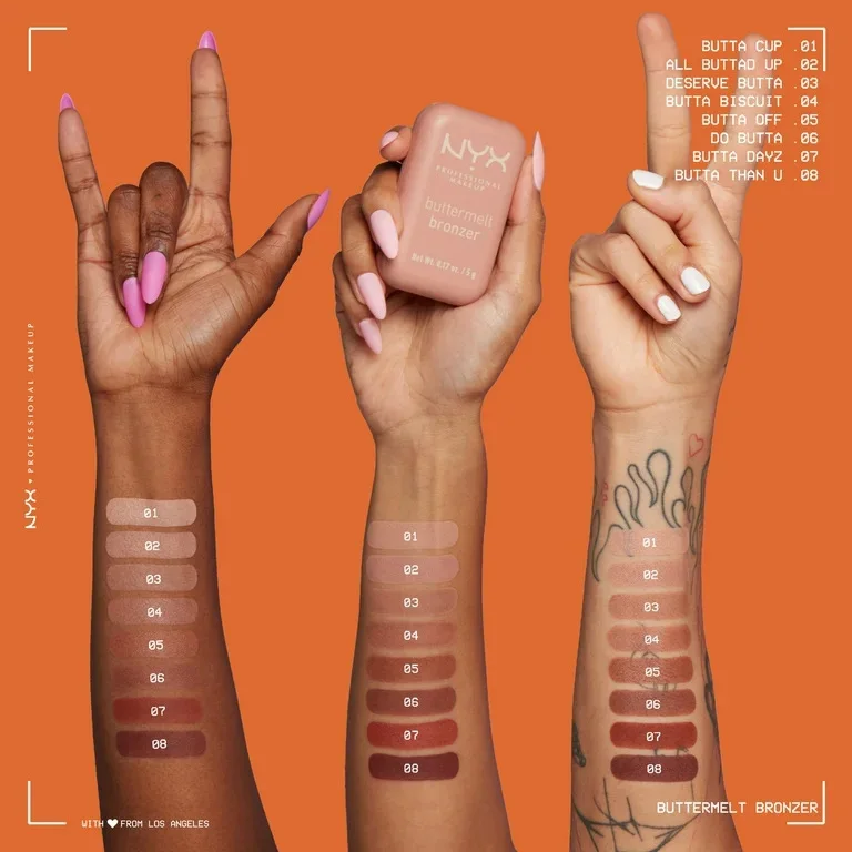 NYX BRONZER PROFESSIONAL MAKEUP Matte Buttermelt Bronzer, Longwear Face Makeup with Up to 12 Hours of Wearبرونزر
