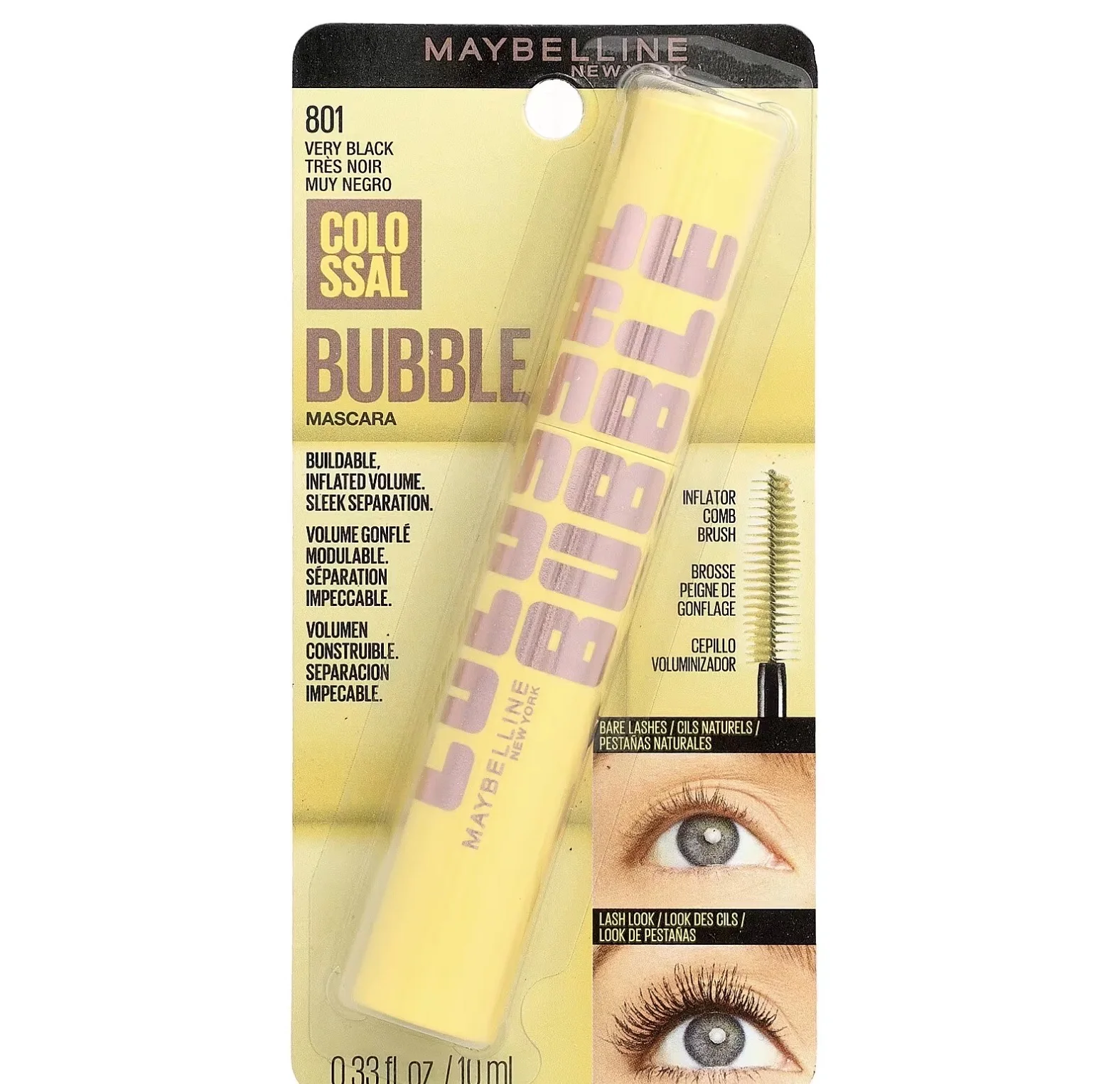 Maybelline Colossal Bubble Mascara Black 10ml