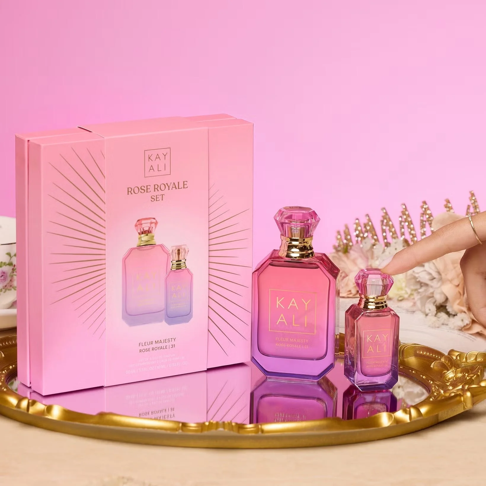 FLEUR MAJESTYDUO SET (ROSE ROYALE