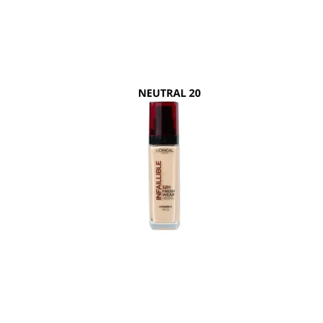 لوريال باريس فاونديشن  انفاليبل فريش وير يدوم 32 ساعة L'Oreal Paris Infallible 32H Fresh Wear Foundation