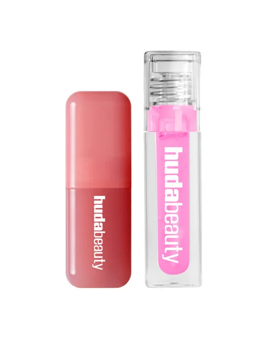 CHEEK & LIP DUO BERRIES AND CREAMاحدث اصدار لبكج هدى بيوتي مكون من بلشر كريمي و ليب اويل