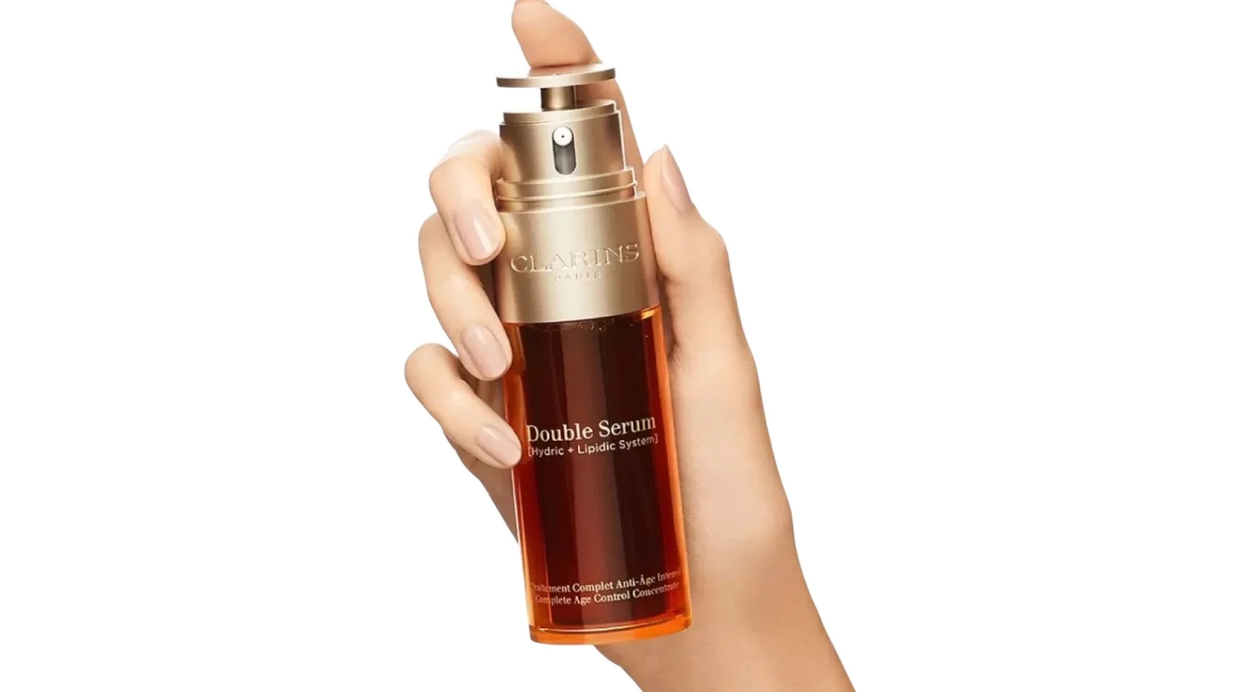 مجموعة  كلارنس دبل سيروم2 Clarins Double Serum Complete Age Control Concentrate pack 50 ml x