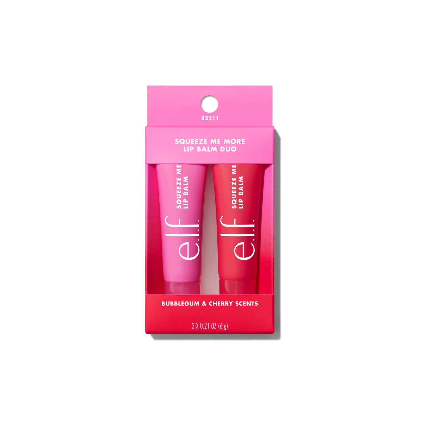 Squeeze Me More Lip Balm Duo .Bubblegum & Cherry