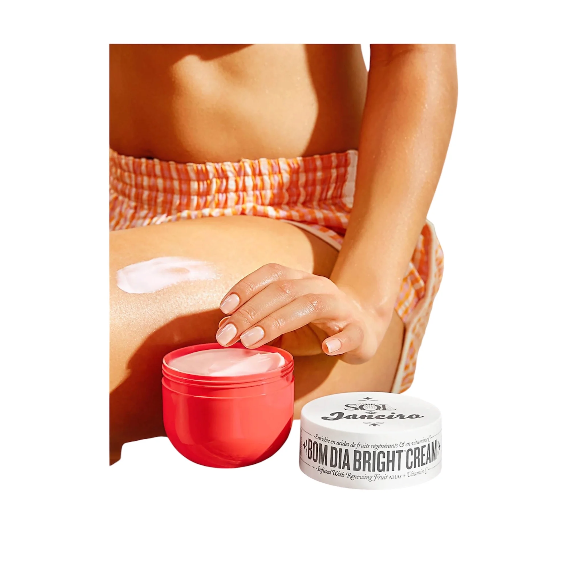 زبدة الجسم بوم دي برايت لتفتيح البشرة و ترطيبها بفضل مستخلصات الفاكهة  sol de janeiro bom dia bright body butter  240ml