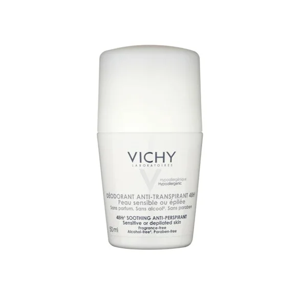 مزيل العرق من فيتشي مزيل العرق Vichy Soothing Antiperspirant Deo Roll On Sensitive 48H 50ml-