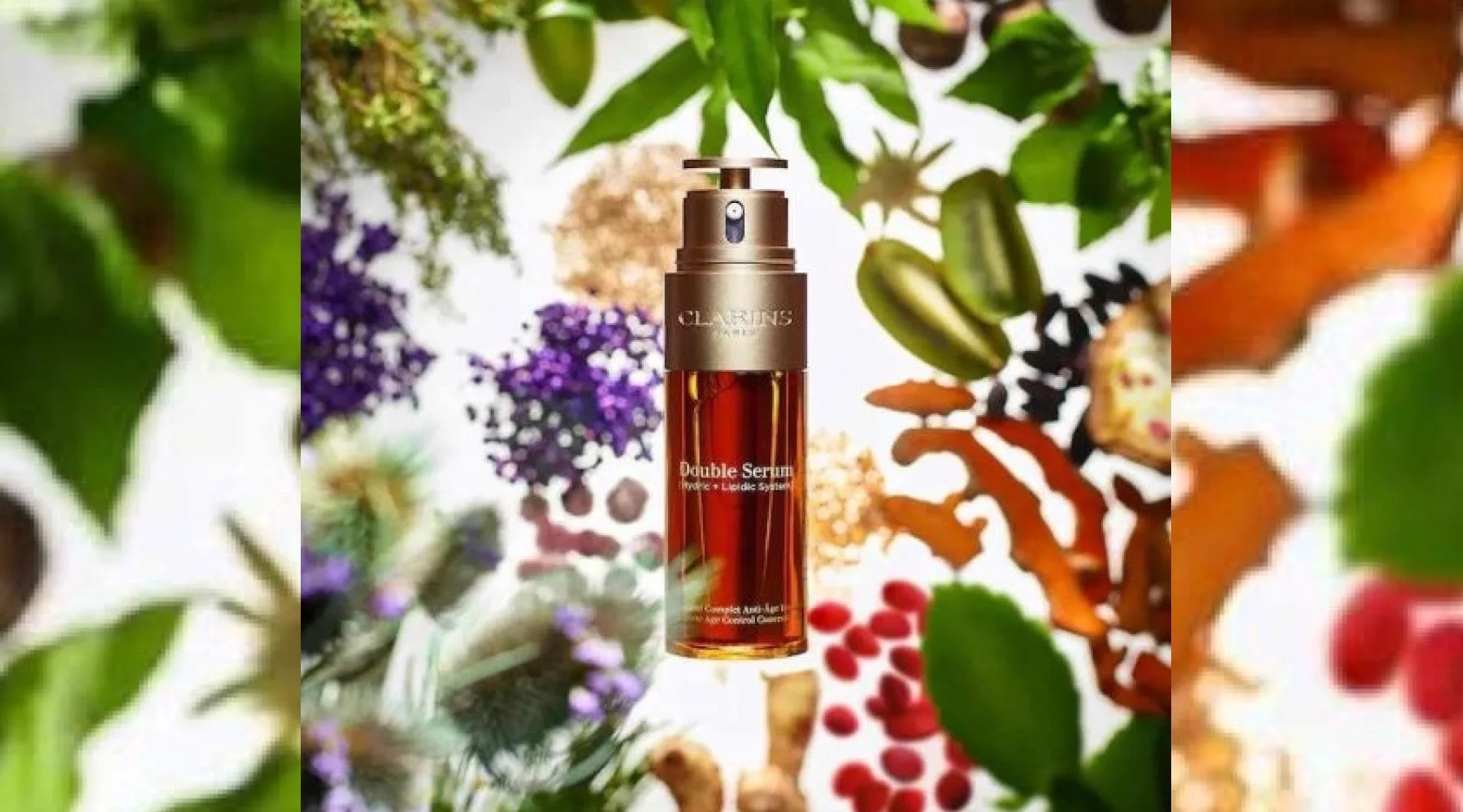 مجموعة  كلارنس دبل سيروم2 Clarins Double Serum Complete Age Control Concentrate pack 50 ml x