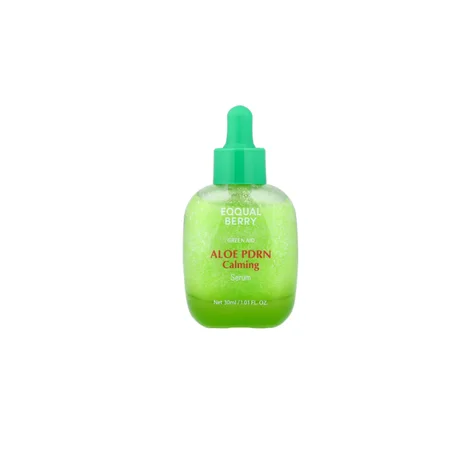 سيروم أكوال بيري الاخضر Green Aid, Aloe PDRN Calming Serum,  (30 ml) Eqqual berry