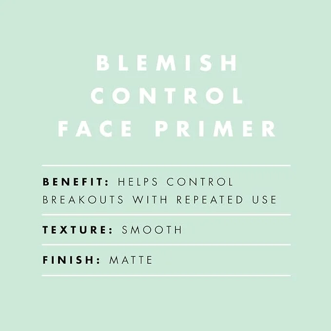 Blemish Control Face Primer, Soothing & Hydrating Makeup Primer For Fighting Blemishes, Grips Makeup To Last, Vegan & Cruelty-free, Large