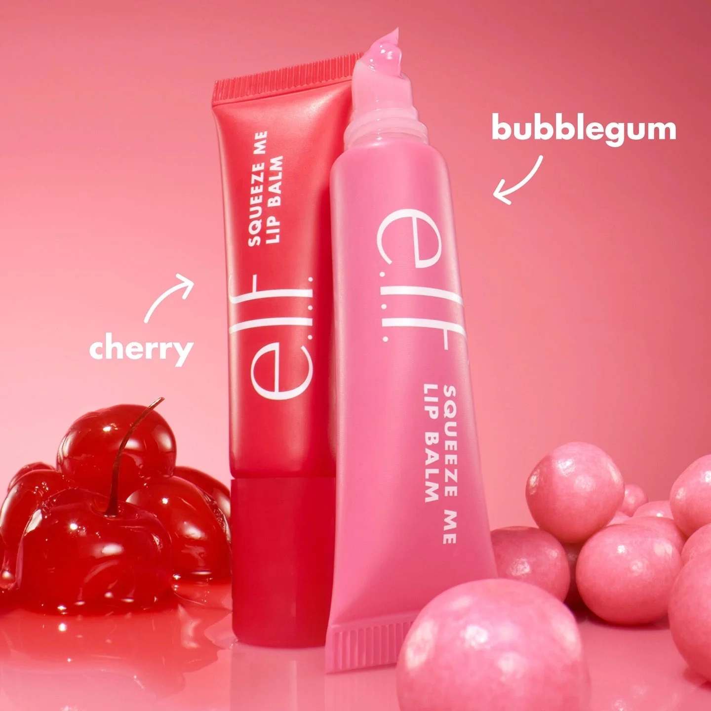 Squeeze Me More Lip Balm Duo .Bubblegum & Cherry