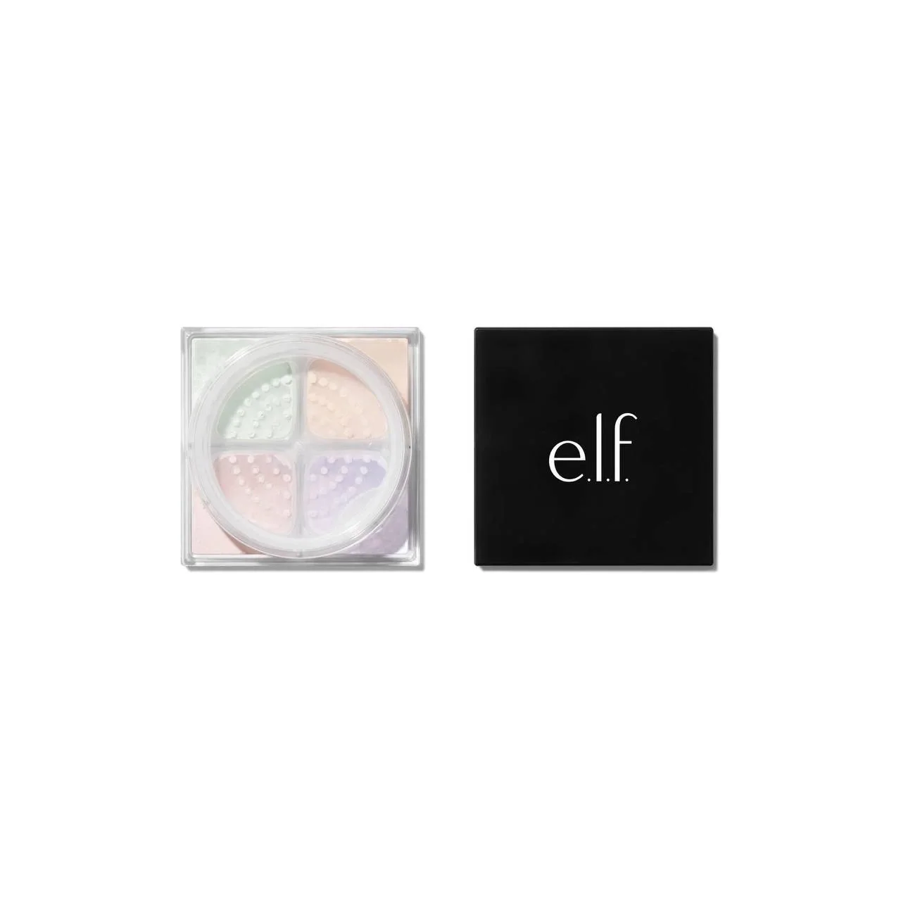 ELF loose powder Set It Bright Powder Quad shade fair