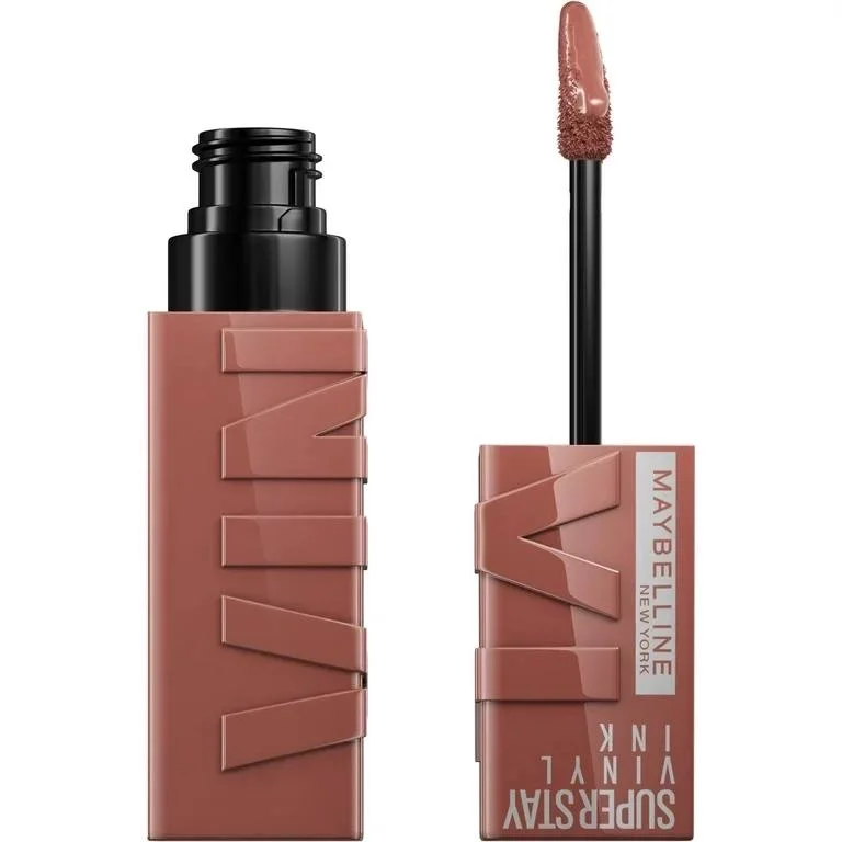 Maybelline New York Super Stay Vinyl Ink Liquid Lip Colour, 16HR Long-Lasting, Ultra-Pigmented, Smudge & Transfer-Proof, High Shine Finish, Vegan Formula for Comfortable Wear