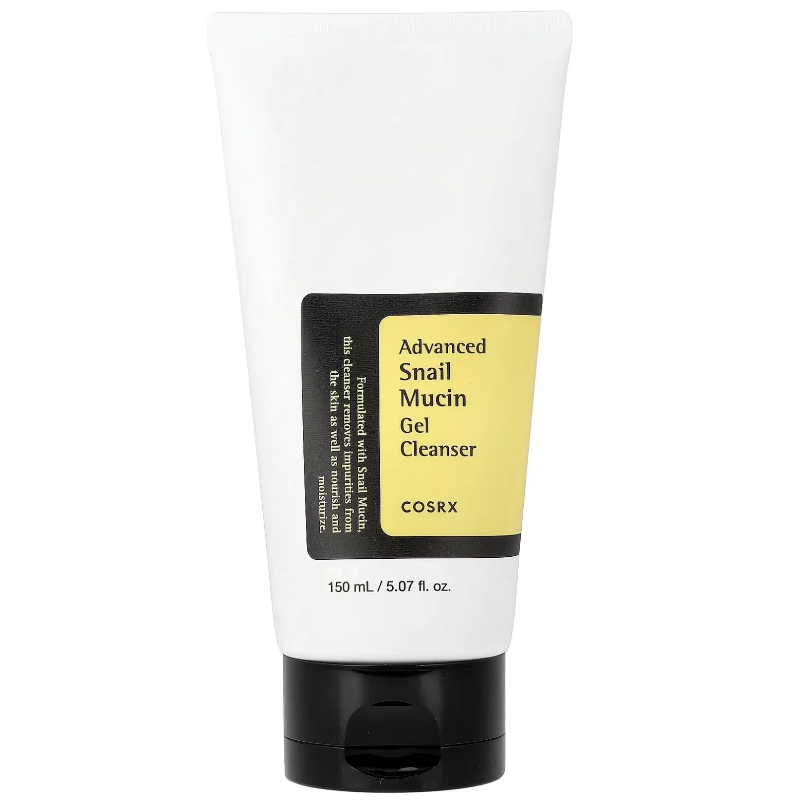غسول COSRX Advanced Snail Mucin Power Gel Cleanser – تنظيف لطيف وترطيب بالبروتين الحلزوني 150 مل