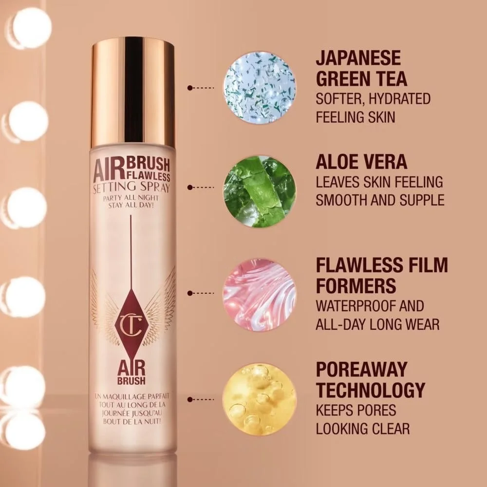 Charlotte TilburyAirbrush Flawless Setting Spray Duo