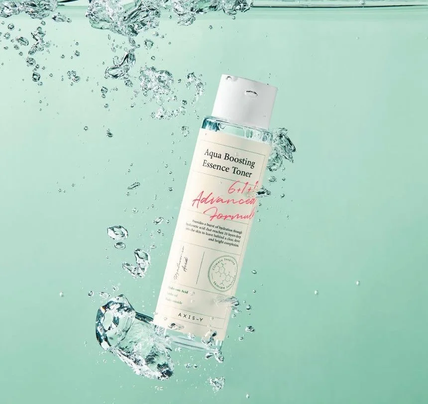 تونر إيسنس أكوا بوستينغ لترطيب البشرة بحمض الهيالورونيك | AXIS-Y Aqua Boosting Essence Toner 150ml