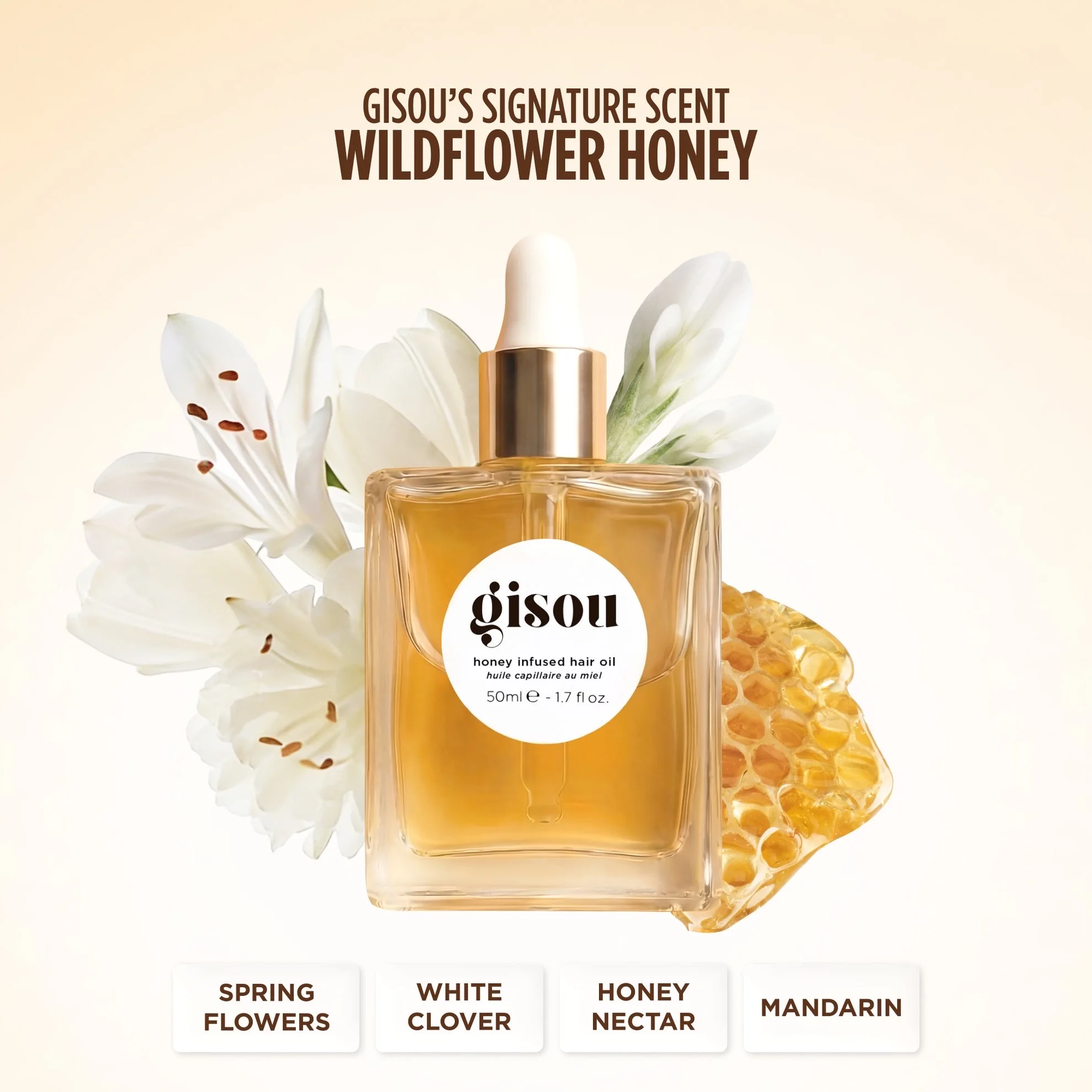 Gisou Honey Infused Hair Oil