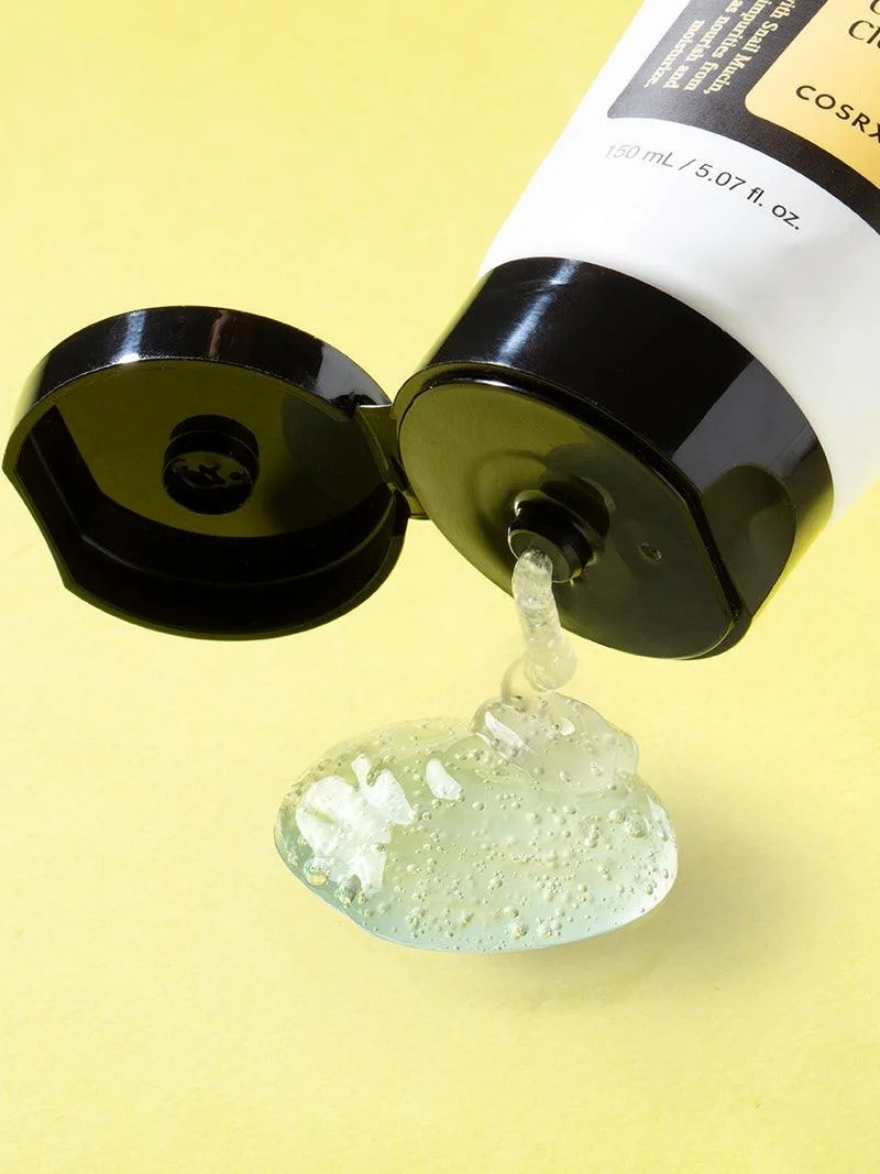 غسول COSRX Advanced Snail Mucin Power Gel Cleanser – تنظيف لطيف وترطيب بالبروتين الحلزوني 150 مل