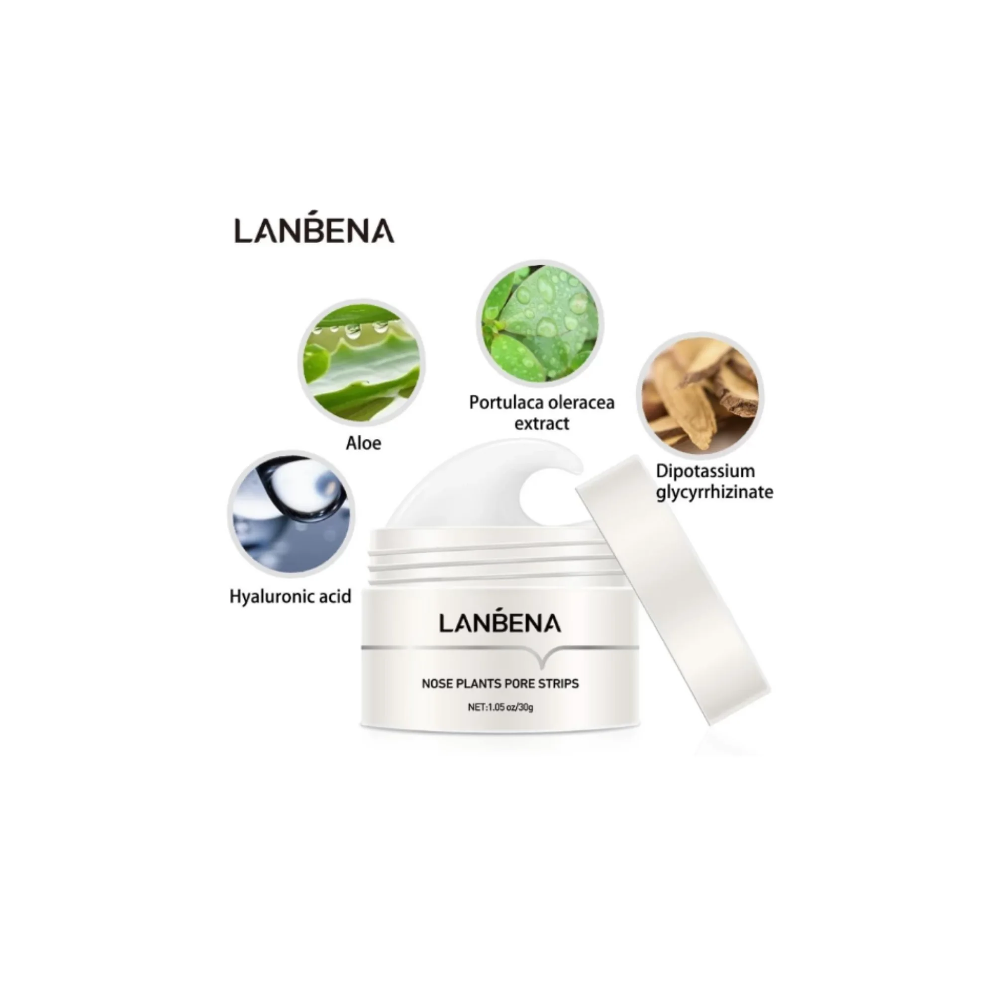 قناع ازالة الروؤس السوداء من لانبينا 30 جرام lanbena-nose-face-cleansing-mask   قناع ازالة الروؤس السوداء من لانبينا 30 جرام