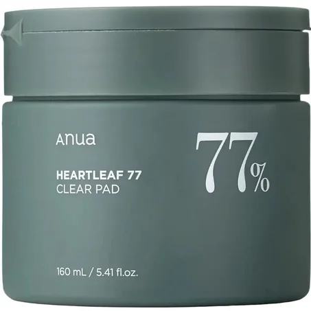 تونر باد Anua Heartleaf 77 Clear Pad – لتنقية وتهدئة البشرة 160 مل