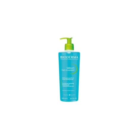 غسول جل رغوي مطهر من بيوديرما سيبيوم ، 500 مل Bioderma sébium Purifying Cleansing Foaming Gel
