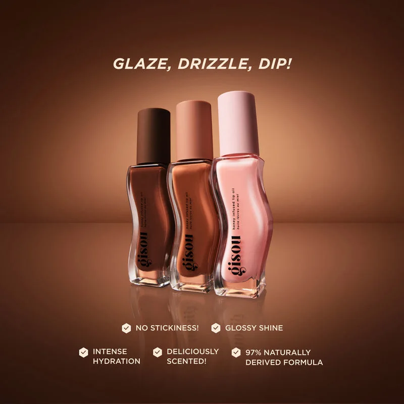 Gisou Glazed Lips Trio