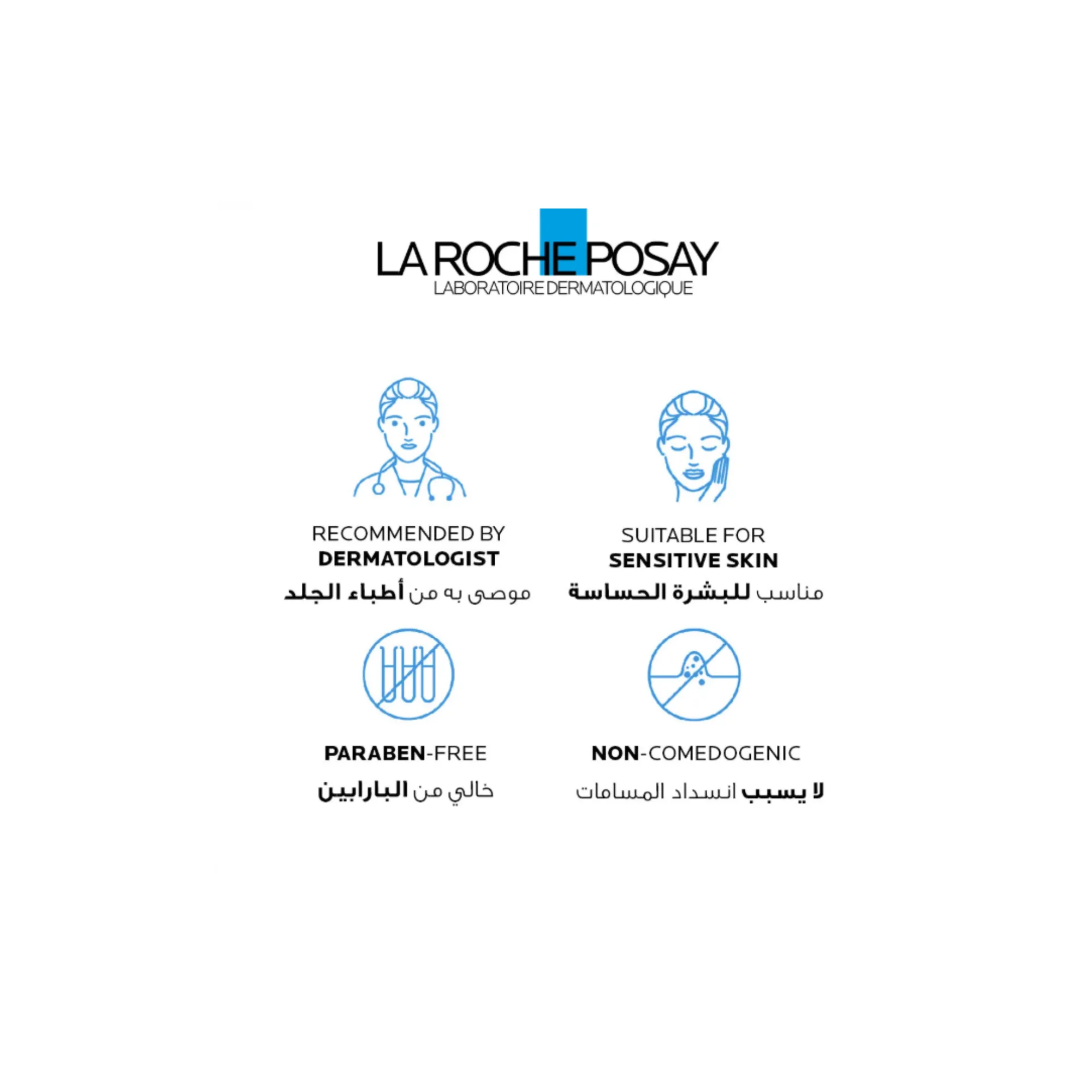 جل غسول لاروش بوزيه إفاكلار  الوجه الرغوي المنقي للبشرة الدهنية 200 مل La Roche-Posay Effaclar
