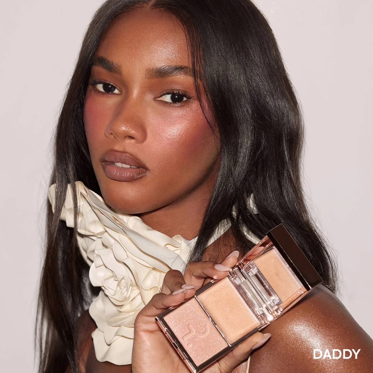 Patrick Ta Major Glow Crème & Powder Light Reflecting Translucent Highlighter Duo shade DADDY