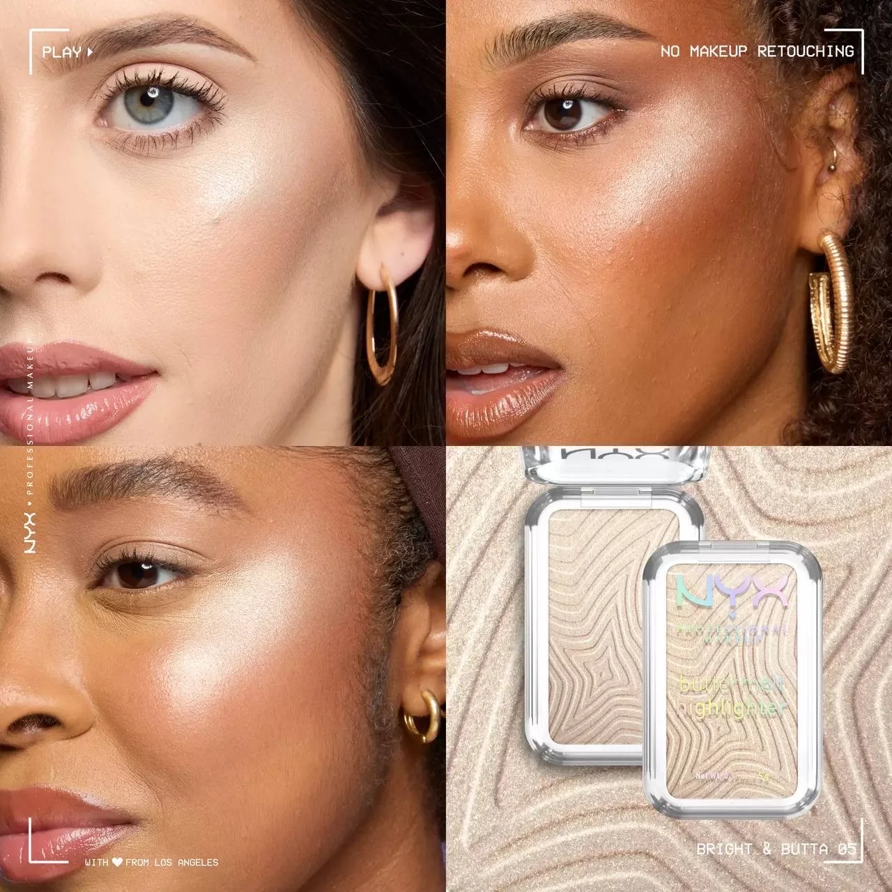 NYX BUTTERMELT HIGHLIGHTERButter smooth glowy highlighter
