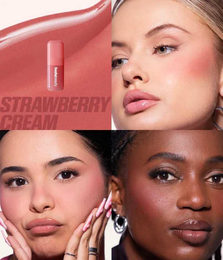 CHEEK & LIP DUO BERRIES AND CREAMاحدث اصدار لبكج هدى بيوتي مكون من بلشر كريمي و ليب اويل