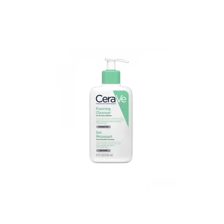 غسول منظف رغوي سيرافي للبشرة العادية الى الدهنية CeraVe Foaming Facial Cleanser for Normal to Oily Skin 236ml Gentle Deep Cleanse