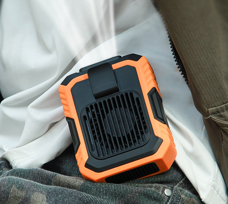 Ventilateur Innovant avec Power Bank et Lampe d'éclairage : Confort Frais et Pratique pour la Taille et le Cou