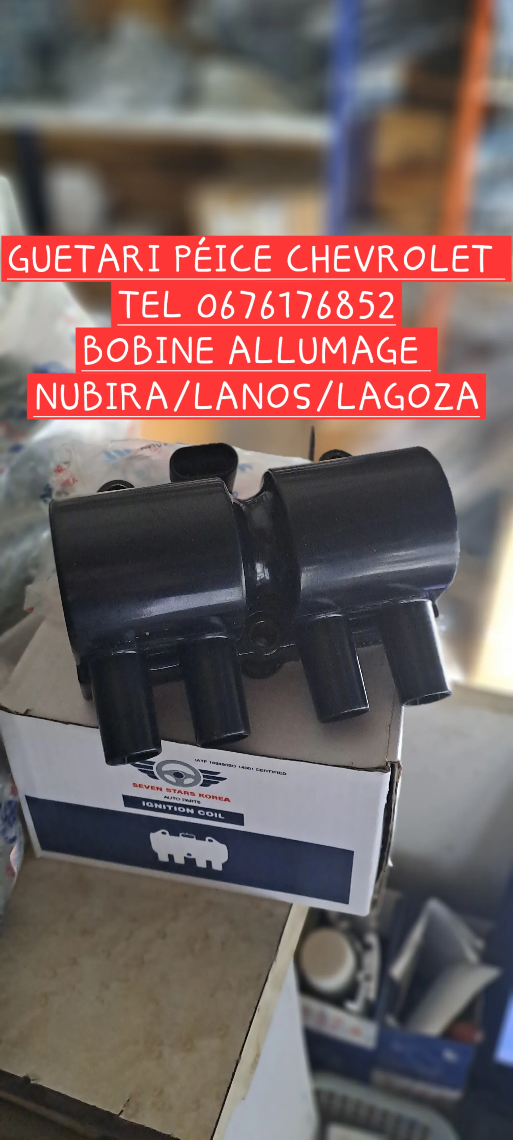 BOBINE ALLUMAGE NUBIRA/LANOS/LAGONZA