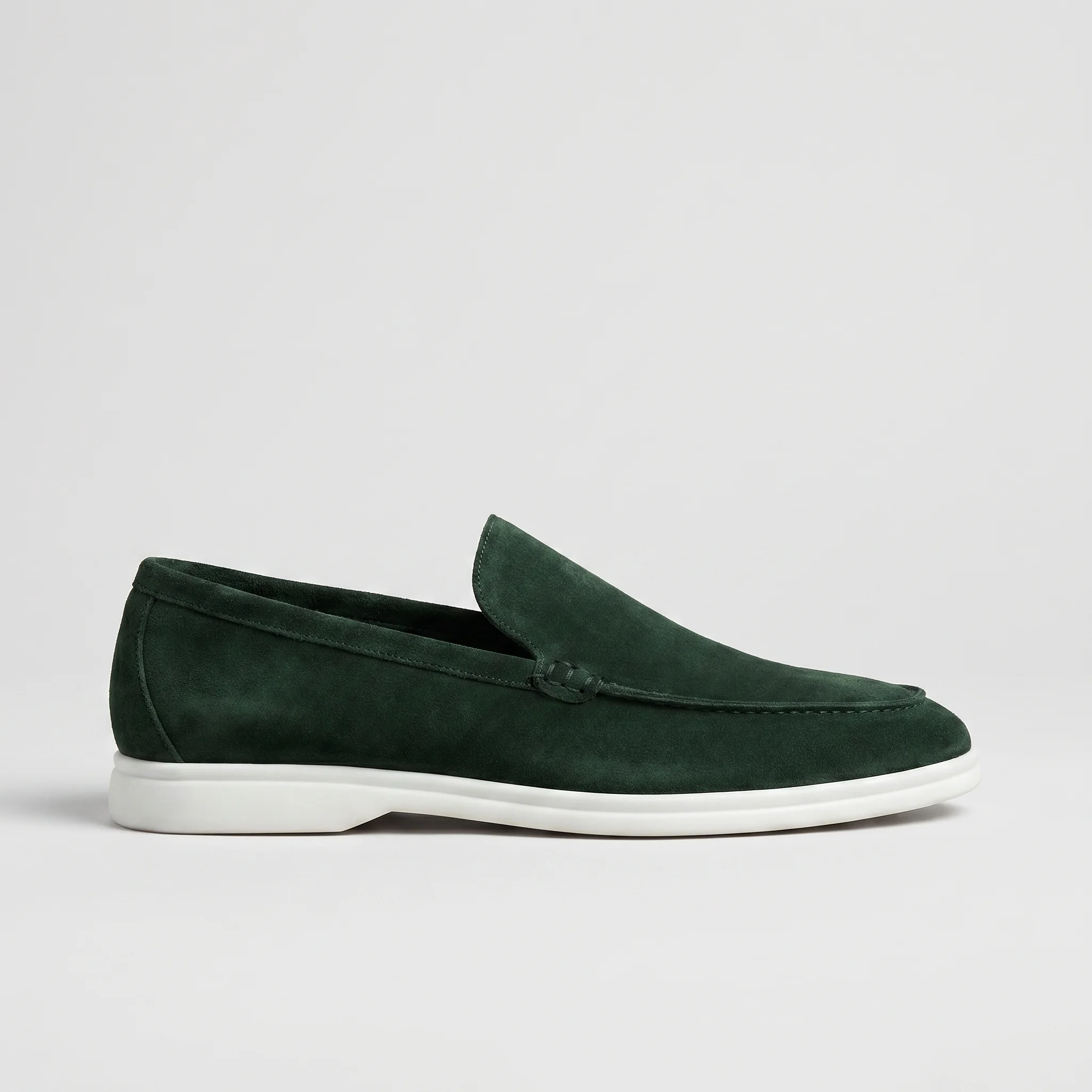 Mocassins Homme en Daim : Vert