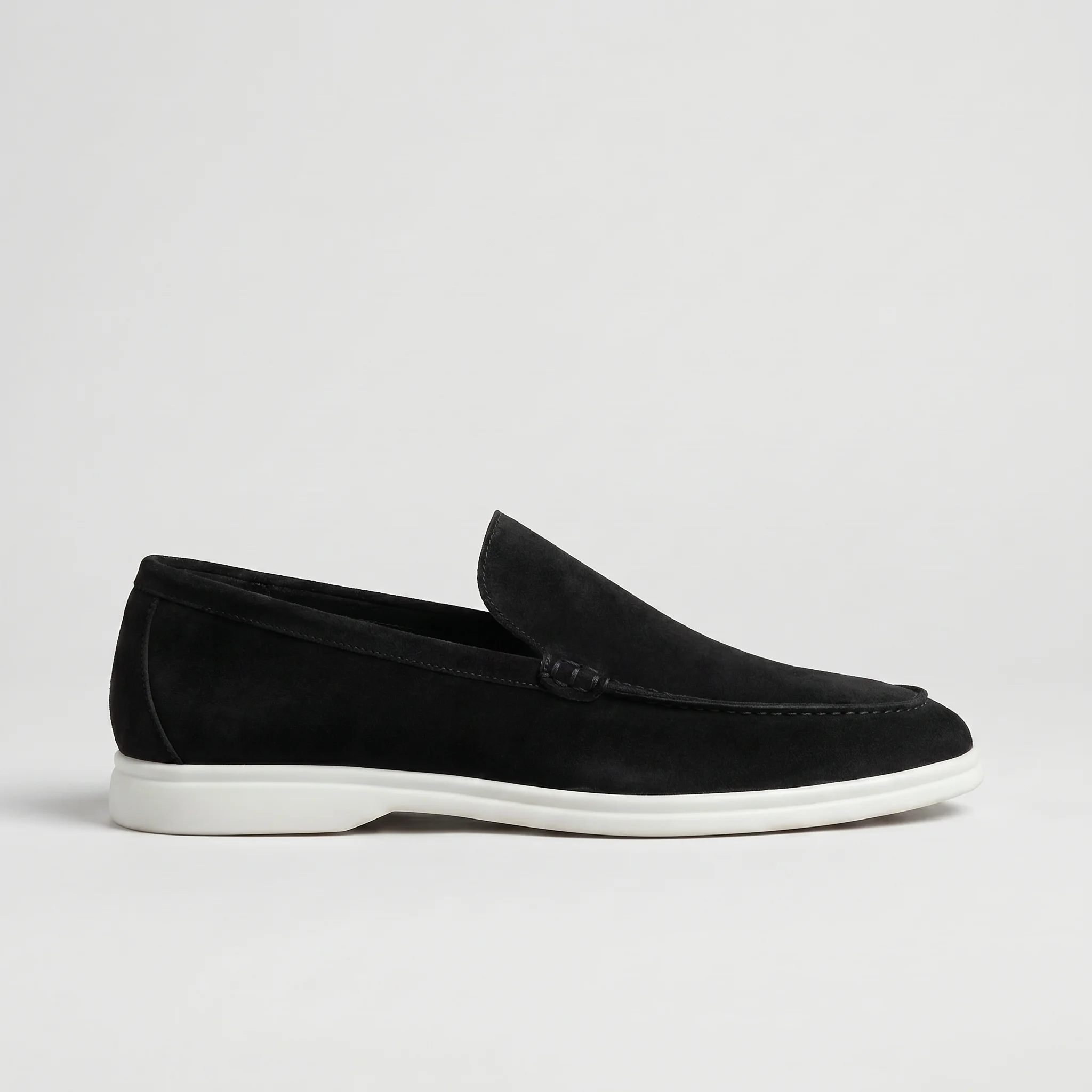 Mocassins Homme en Daim : noir