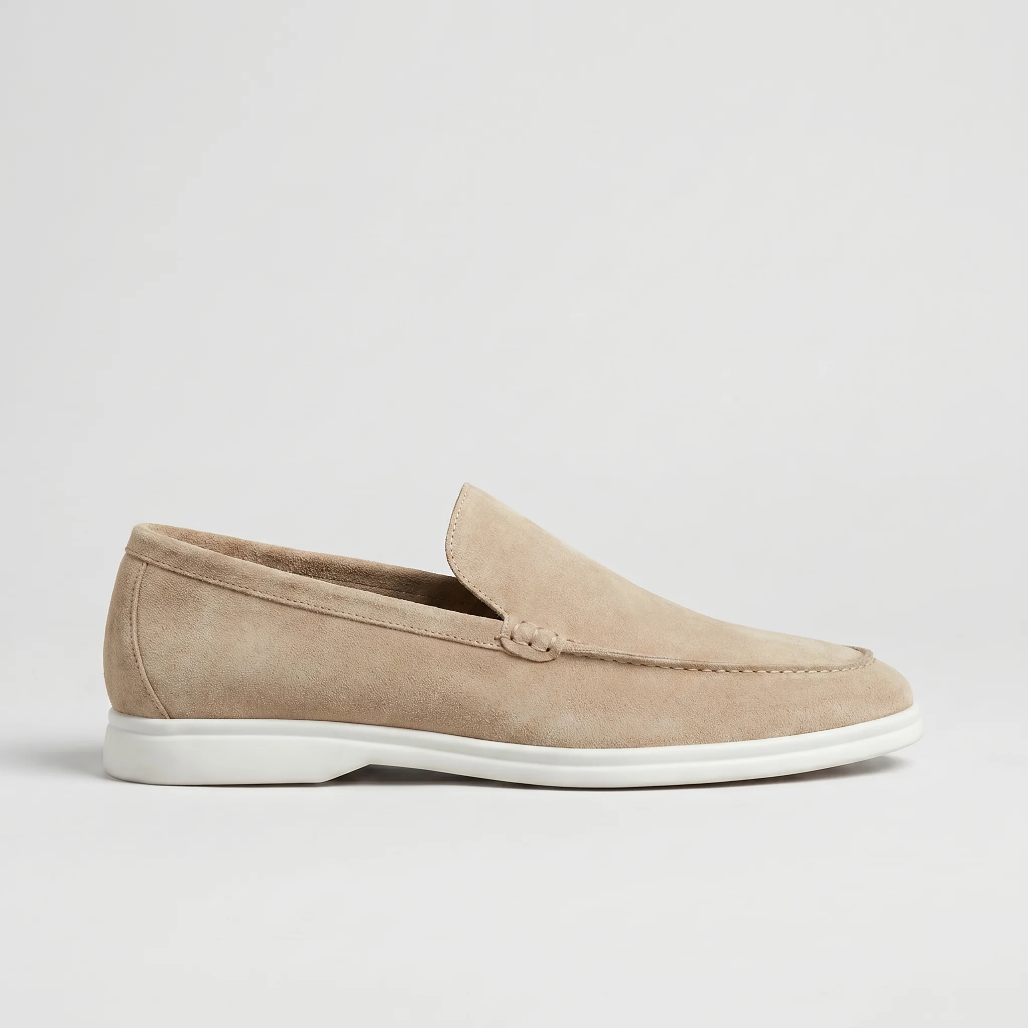 Mocassins Homme en Daim : BEIGE
