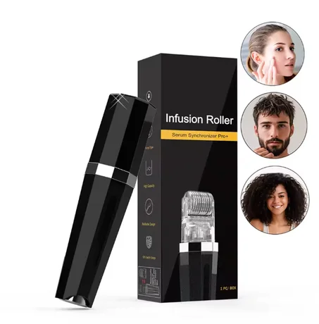 أسطوانة الحقن لنمو الشعر، مدلك كرات قابلة للتبديل، جهاز تدليك لفروة الرأس مع خرطوشة سيروم