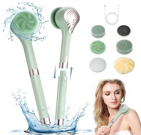 فرشاة استحمام كهربائية قابلة لإعادة الشحن