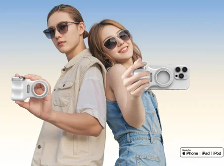 مقبض كاميرا  مع جهاز تحكم عن بعد بتقنية البلوتوث