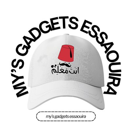 Casquette blanche pérsonaliser