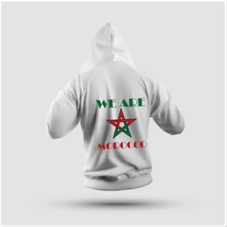 Sweat blanche de maroc we are morocco