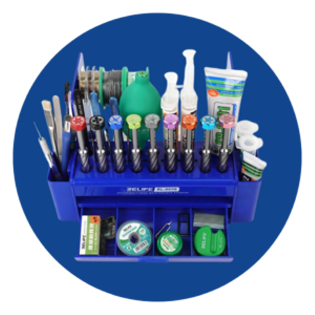 ادوات تنظيم الورشة