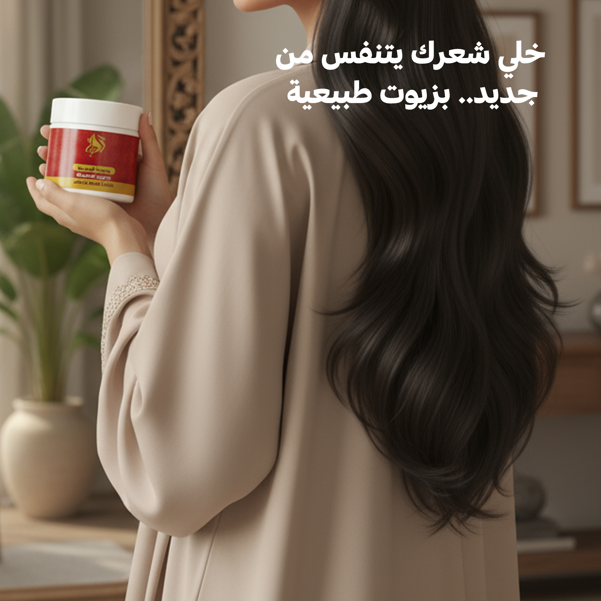 ماسك المشاط بالزيوت الطبيعية