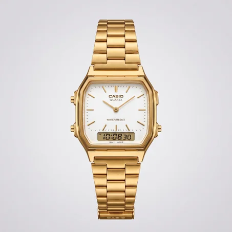 Casio Vintage Gold & White — كاسيو فينتيج الذهب والأبيض (فينتيج كلاسيك الذهبية البيضاء الفاخرة)